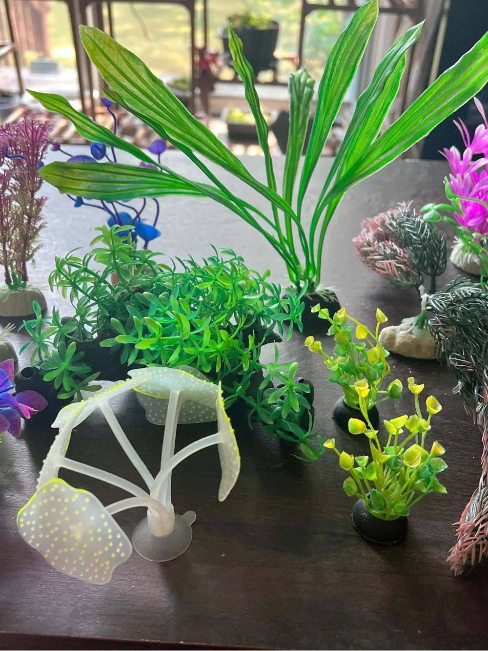 15 Piece Assorted Artificial Aquarium Plants
